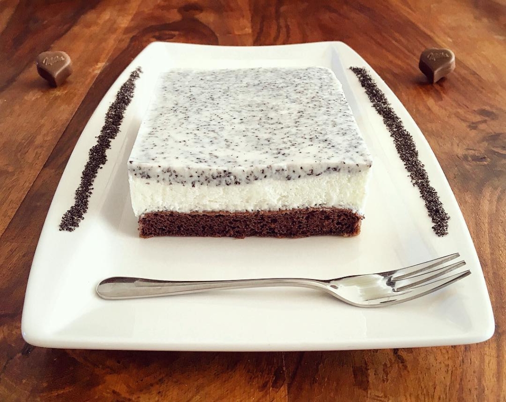 Schoko Vanillecreme Mohn Kuchen - fitandsoulfood