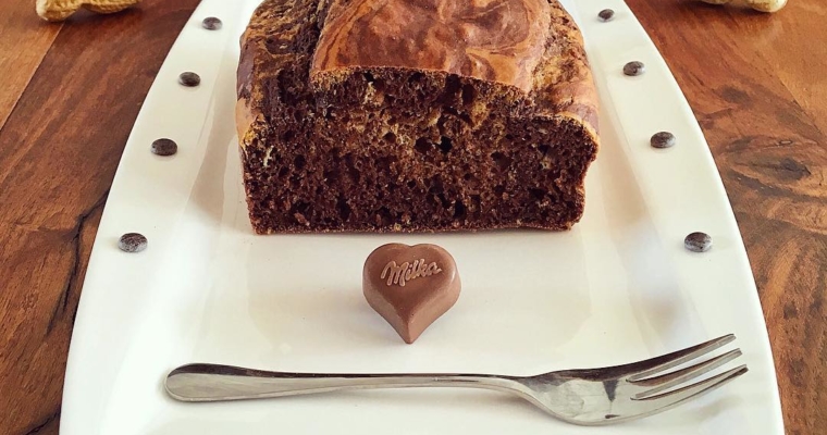 Schoko Erdnussbutter Kuchen