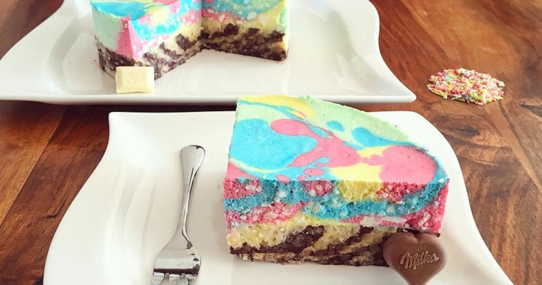 No Bake Doppel Schoko Doppel Milchreis Kuchen