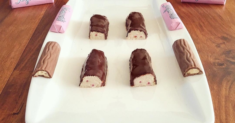 Selbstgemachte Yogurette