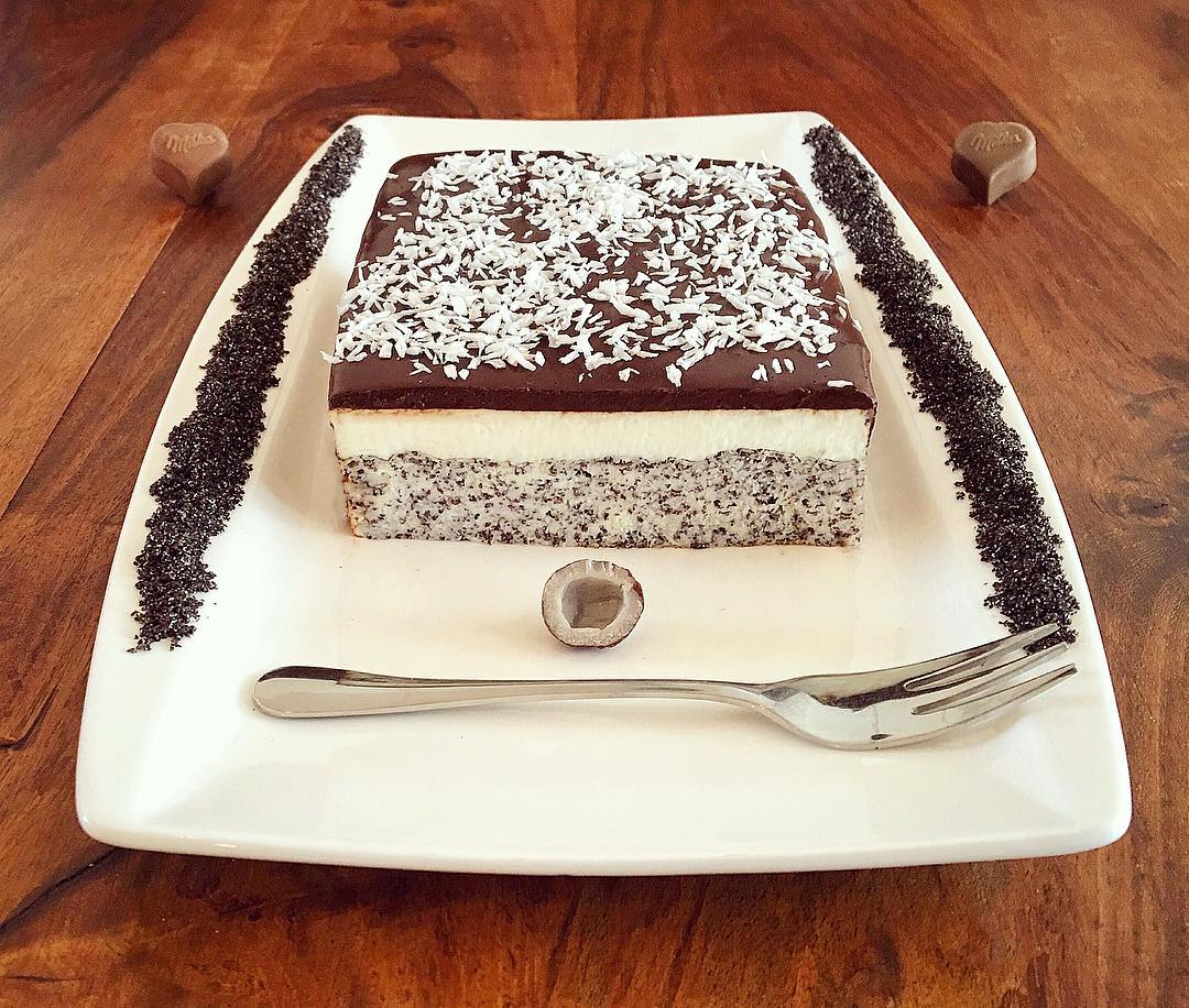 Mohn Schoko Kokosnuss Käsekuchen