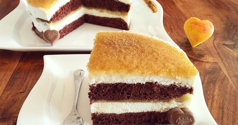 Schoko Apfel Zimt Torte