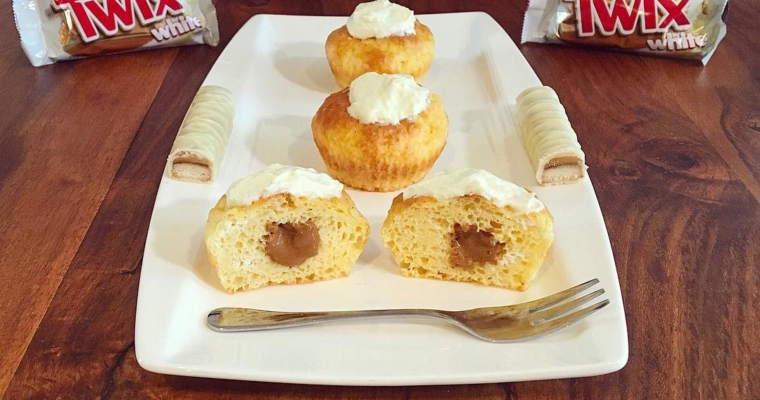 Twix White Muffins
