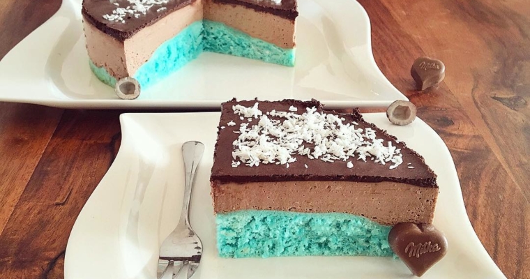 Blauer Schoko Kokos Traum