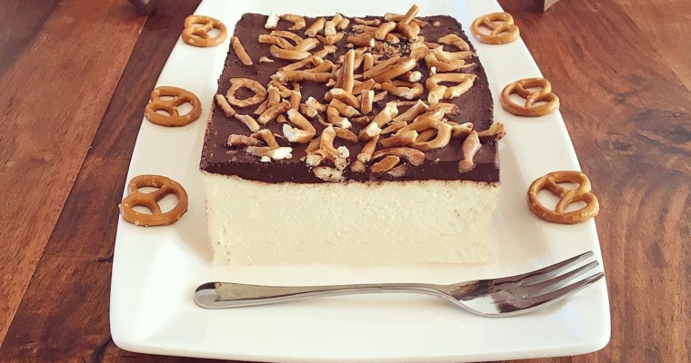 Topped Salted Caramel Cheesecake