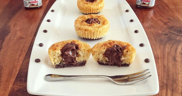 Doppelschoko Nutella Muffins