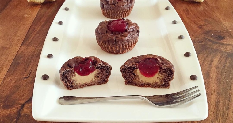 Peanutbutter and Jelly Chocolate Chip Muffins