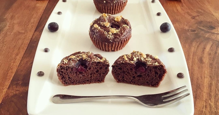 Blaubeer Crunch Muffins