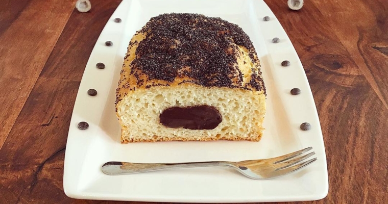 Kokosnuss Mohn Schokokern Kuchen