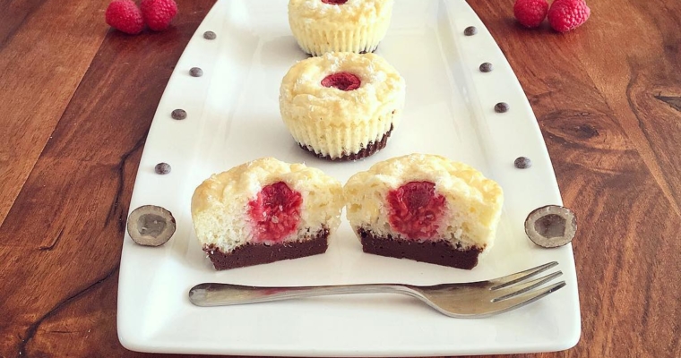 Schoko Kokos Himbeer Muffins