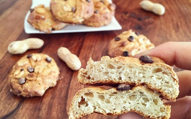 Erdnussbutter Schokodrop Cookies