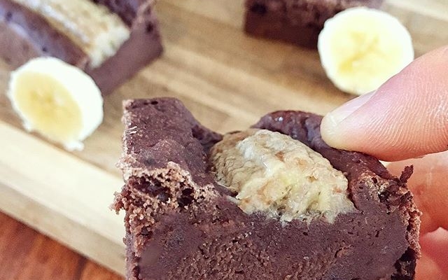 Bananen Brownies